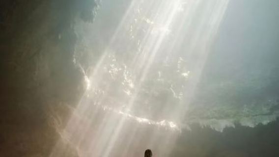 Tour di un giorno a Yogyakarta, Grotta Jomblang e Pineta dei Giganti (foresta di pini virale) in Indonesia