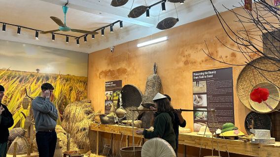 Traditional Embroidery Workshop with Local Artisan at Ninh Binh