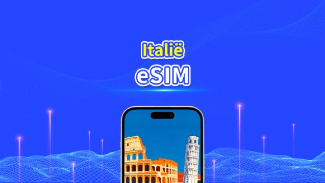 Italië eSIM | 5G/4G | Dagelijks/totaal datapakket | 1-30 dagen | 24-uurs facturatie | QR-code