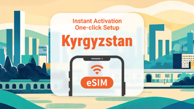 Kyrgyzstan eSIM | Full AI & TikTok Access | 1–30 Days | QR Code