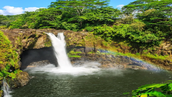 [Sewaan Peribadi Bahasa Cina] Taman Negara Gunung Berapi Pulau Hawaii + Air Terjun Pelangi + Pemerhatian Bintang (Tanpa Mendaki Puncak)
