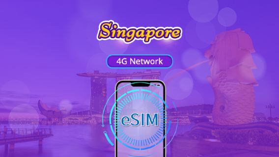 Singapore 4G eSIM | Supports Google Maps / ChatGPT | Daily/Total Data Plans | 24-Hour Billing | 1–30 Days | QR Code