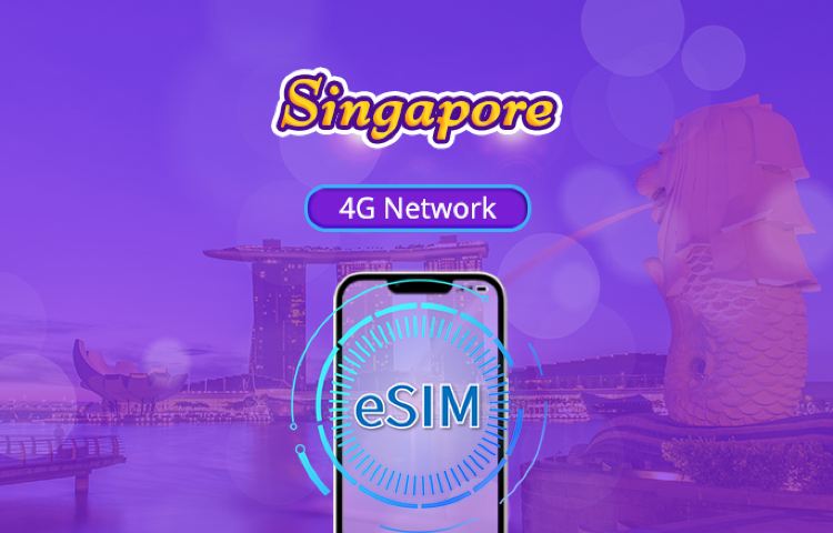 Singapore 4G eSIM | Supports Google Maps / ChatGPT | Daily/Total Data Plans | 24-Hour Billing | 1–30 Days | QR Code