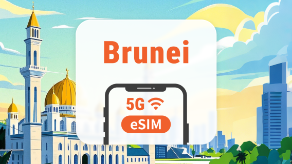 Brunei 5G eSIM | All AI & TikTok | 1–30 Days | QR Code
