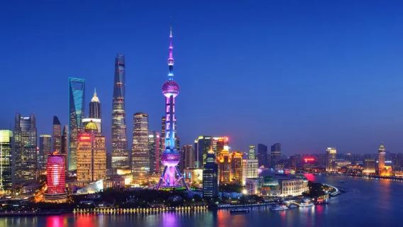 [Oriental Pearl Tower - Tiket kombo Bola Kedua · Koridor Lutsinar] - Rakam pemandangan malam Bund