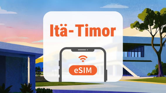 Itä-Timor eSIM | Kaikki AI & TikTok | 1–30 päivää | QR-koodi