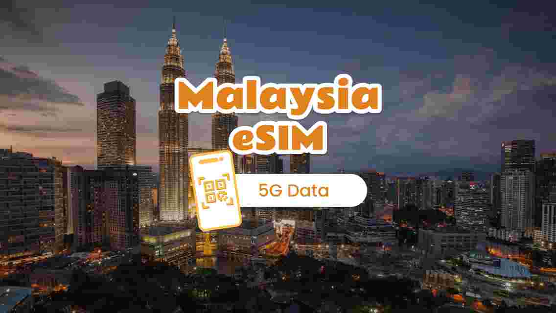 [Malaysia] eSIM data package | 24-hour billing | days to choose from, uninterrupted network, hotspot sharing, quick installation | QR code