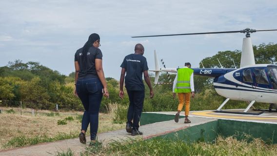 From Kasane: Helicopter Safari Flight (Chobe National Park)