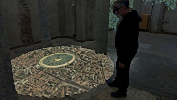 Milán|En la Cripta del Tiempo, recorrido holográfico