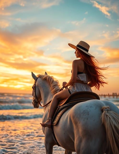 Marsa Alam: Sunset Horseback with Dinner, Show & Stargazing