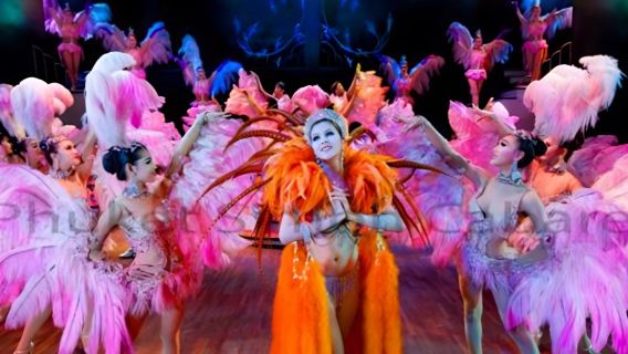 Excursión de un día al espectáculo Tian Huang en Phuket, Tailandia [entrada oficial|Espectáculo de Ladyboys