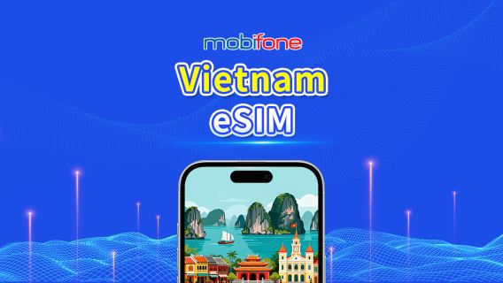 eSIM Vietnam Mobifone | 30GB/50GB | Número de teléfono local | Facturación por día natural | Código QR