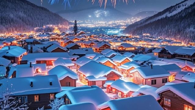 【8人團|贈馬拉爬犁+馴鹿】雪鄉+大禿頂子純玩一日遊