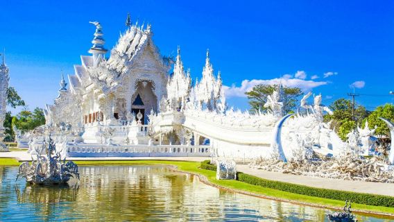 清邁來回 清萊黑廟+白廟+藍廟+清萊山頂綿羊農場一日遊