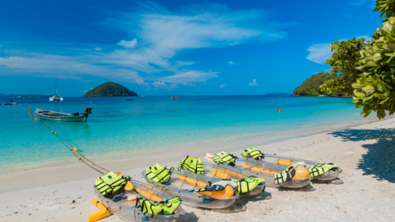 Phuket Coral Island Banana Beach Speedboating Half-Day Tour with Meals and Transfers
