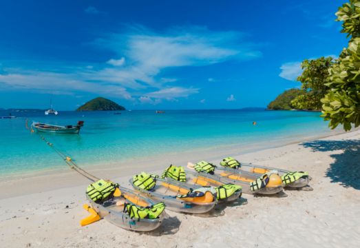 Phuket Coral Island Banana Beach Speedboating Half-Day Tour with Meals and Transfers