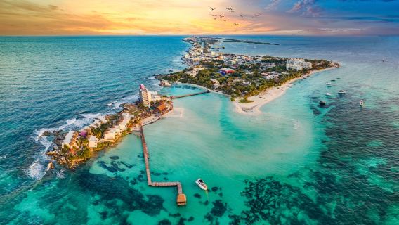 墨西哥坎昆穆赫雷斯島一日遊·中文小團+雙帆出海+浮潛體驗