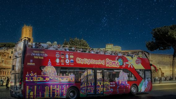 Rome: Night Bus Tour