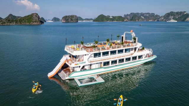 ทริปเรือสำราญวันเดียว: อ่าวหะล็อง และอ่าวลานฮา ทัวร์เกาะกั๊ตบา