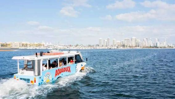 Gold coast aquaduck duck tour sunshine coast 1 hour sightseeing