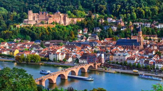 Germania, Francoforte andata e ritorno: Tour del Castello di Heidelberg e del centro storico