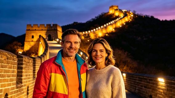 Beijing Badaling Great Wall 1-day tour - optional night tour to see the light show with optional Chinese-English service