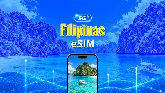 Filipinas 4G/5G eSIM | Pacote de dados diário/total | 1–30 dias | Cobrança de 24 horas | Código QR