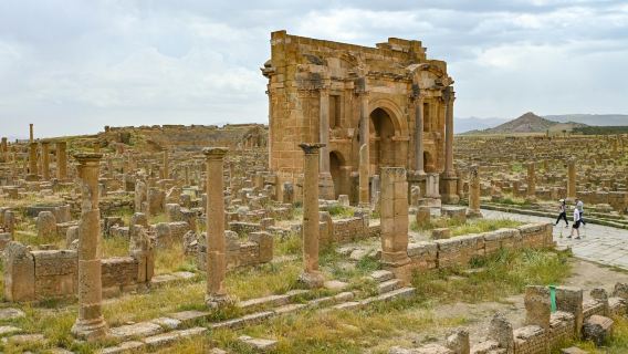 Timgad Lydtur: Trajans Gitterby
