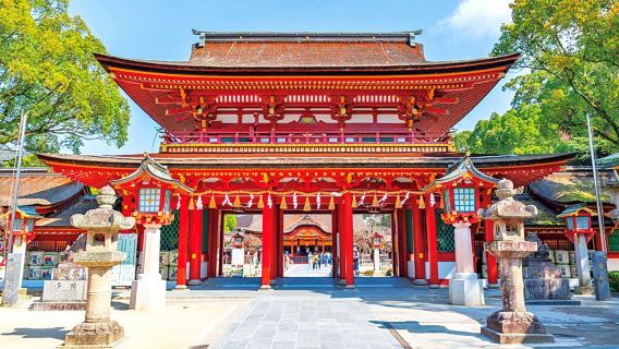 Oita Classic 1-day tour: Dazaifu Tenmangu Shrine, Yufuin Town, Beppu cable car, Fukuoka round-trip