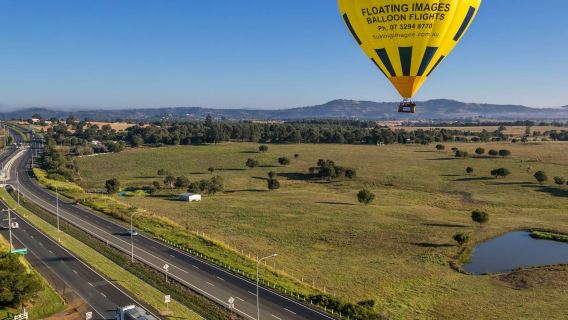 Vol en montgolfière dans la région de Brisbane et petit-déjeuner en option