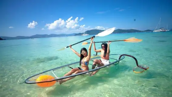 普吉島珊瑚島夕陽遊船之旅含雙體船晚餐