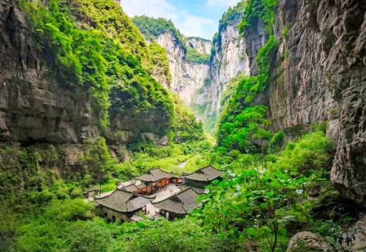 [2-8 PeopleAir bus] Chongqing Wulong Three Natural Bridges + Longshuixia Fissure Gorge + Wujiang one-day tour