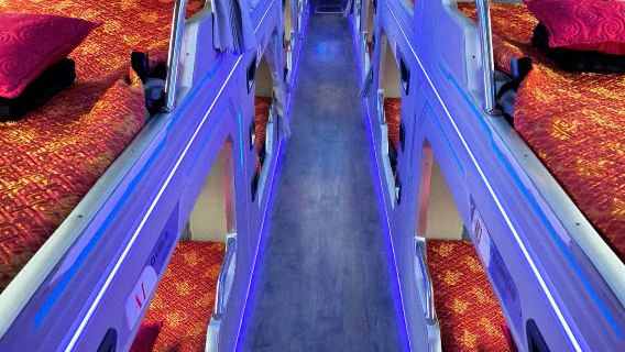 Sapa Express - Luxury Cabin Sleeper bus Sapa to Hanoi Airport at 16PM
