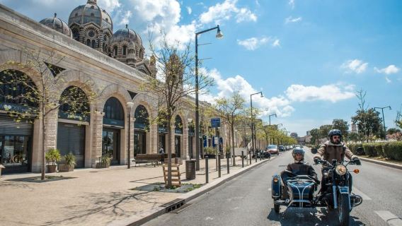 Marsiglia: tour turistico di 2 ore in sidecar