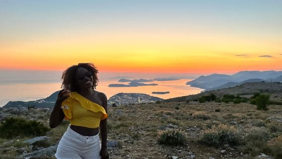 Excursion en montagne au coucher du soleil à Dubrovnik avec vin