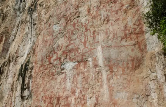 崇左友誼關景區+寧明花山岩畫景區+太平古城一日遊可提供中英文服務