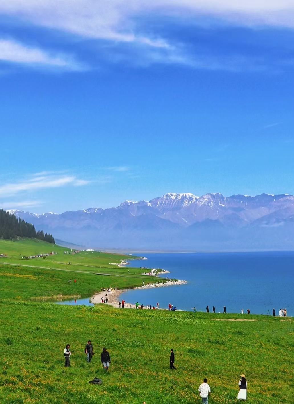 China · Xinjiang · Sayram Lake Private Charter 1-day Tour (8H Private Charter Day Tour with Chinese-speaking Driver)