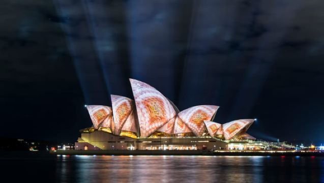 시드니 항구: 30분 슬로우 제트 보트 비비드 크루즈