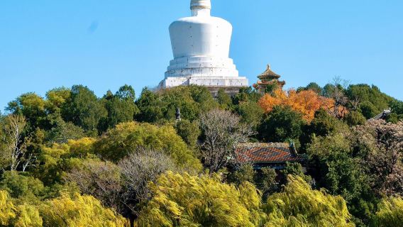 Peking Tagesausflug zum Jingshan-Park + Beihai-Park + Shichahai · Privater Kleinbus · Reiseleiter Führung
