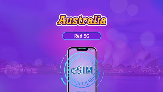 Australia | eSIM 5G/4G | Paquete Diario / Paquete de Volumen Total | Facturación por Día Natural | 1-30 Días | Código QR