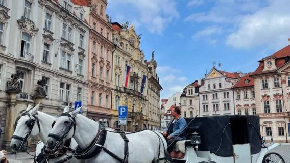 捷克布拉格-伏爾塔瓦河-泰恩教堂-舊皇宮-中文全境私享行