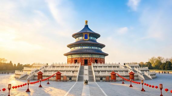 Tour di un giorno al Tempio del Cielo, Piazza Tiananmen e Museo del Palazzo di Pechino • include trasporto e biglietto d'ingresso • visita guidata in cinese, inglese, russo e altre lingue