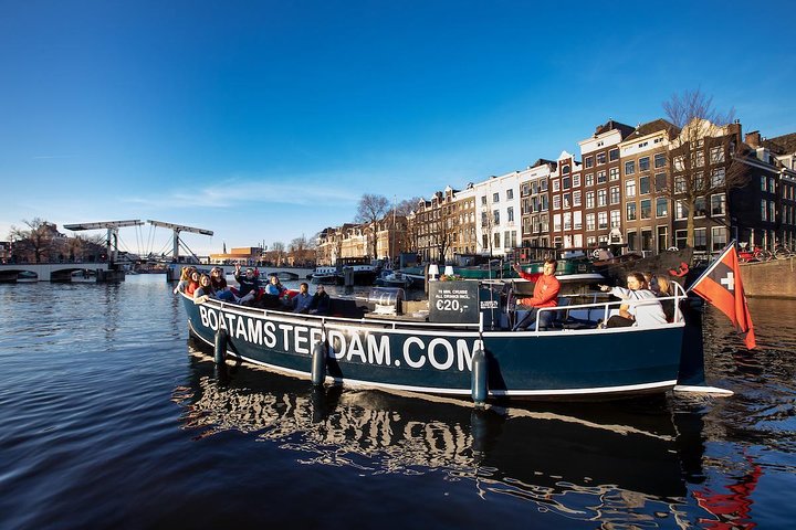 Amsterdam Open Boat Tour With Live Guide and Unlimited Drinks | Trip.com