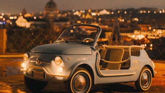 Roma: Tour privado en un descapotable clásico inspirado en La Dolce Vita