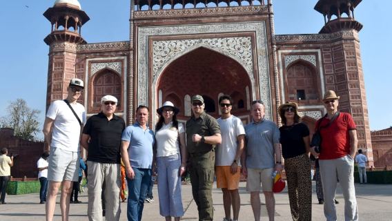 Agra: Tour tham quan có hướng dẫn tham quan Pháo đài Agra và Taj Mahal kèm vé