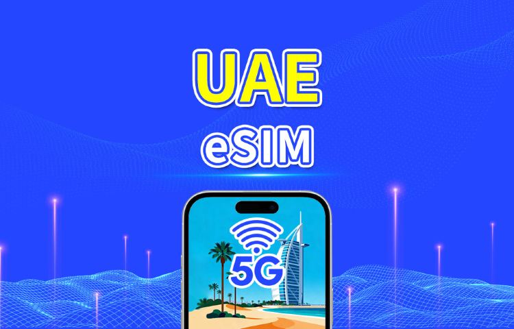 UAE eSIM | 4G/5G | Daily/Data Package | 1–30 Days | 24-Hour Billing | Covers Dubai, Abu Dhabi, Sharjah & More | QR Code