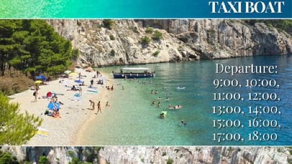 Taksi Pantai Makarska-Nugal ( tiket masuk sekali jalan)