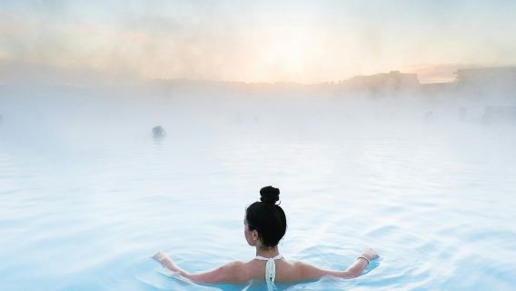 Blue Lagoon: Comfort Admission with Drink, Mud Mask & Towel