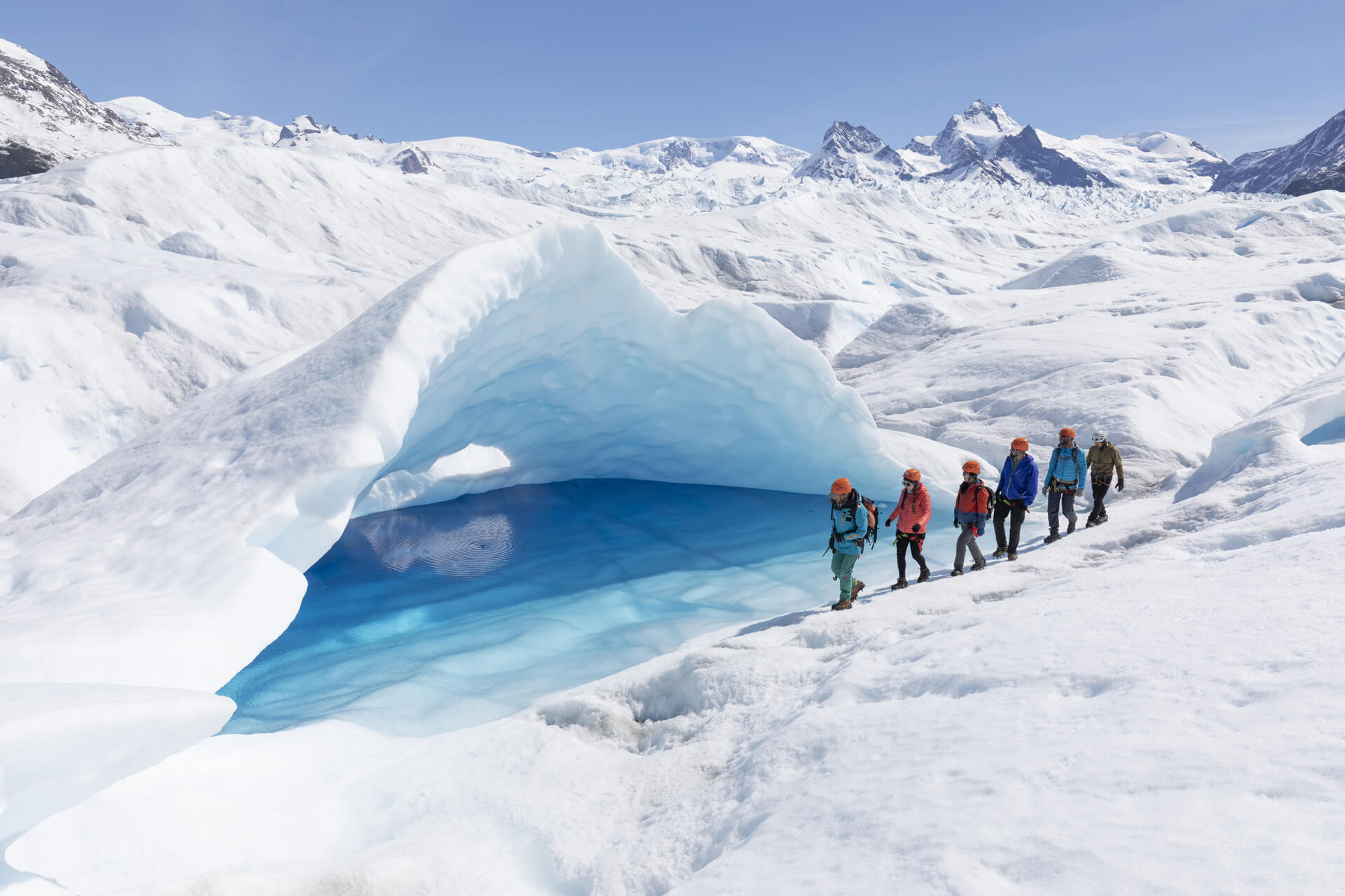 Big Ice trekking at Perito Moreno Glacier in El Calafate, Argentina