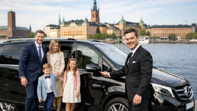 Private full day VIP city tour by limousine car in Stockholm 